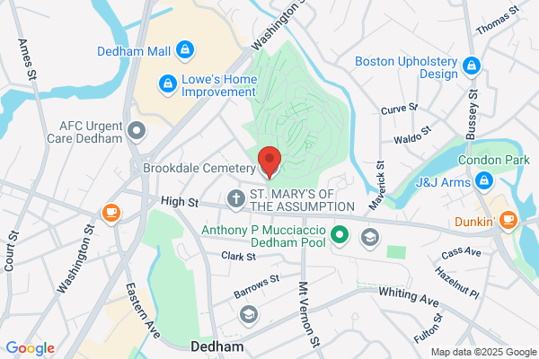 Dedham Town of, Brookdale Cemetery