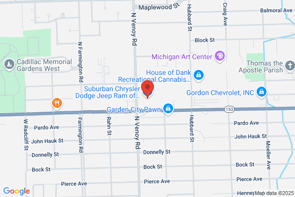 Suburban Chrysler Dodge Jeep Ram Collision of Garden City