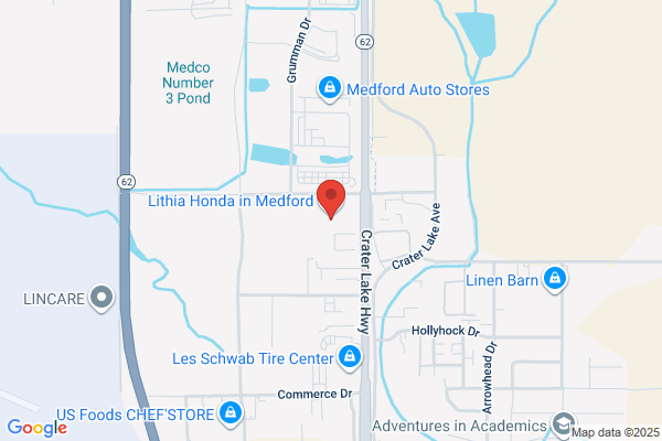 Lithia Honda in Medford Parts Center