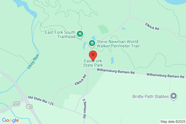 East Fork State Park, Campground