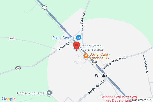 U S Government, Windsor Post Office