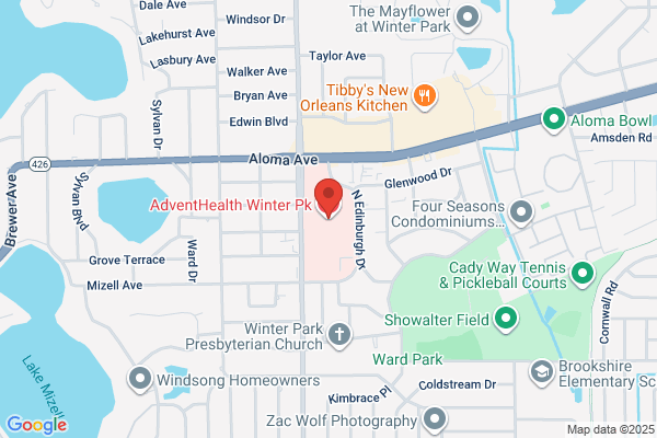 Florida Hospital, Winter Park Memorial Florida Hospital, All Other Departments