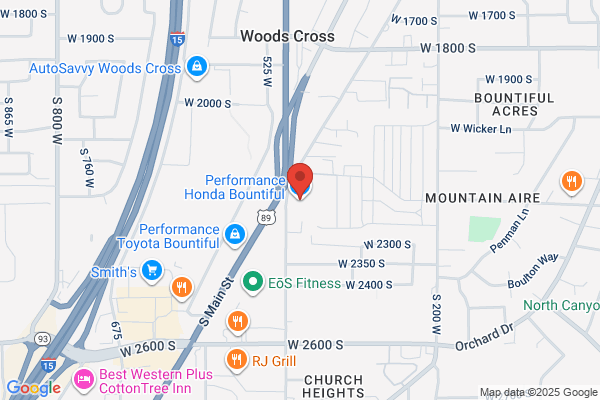 Performance Honda Bountiful