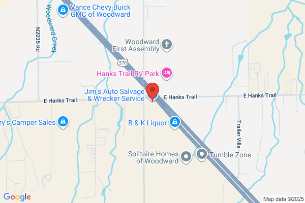 Jim's Auto Salvage & Wrecker Service, Parts: