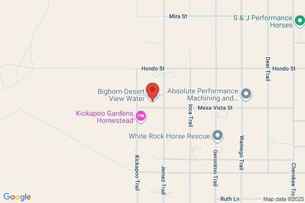 Bighorn-Desert View Water Agency