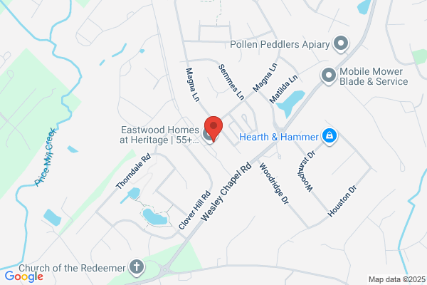 Eastwood Homes at Heritage | 55+ Community - Coming Soon
